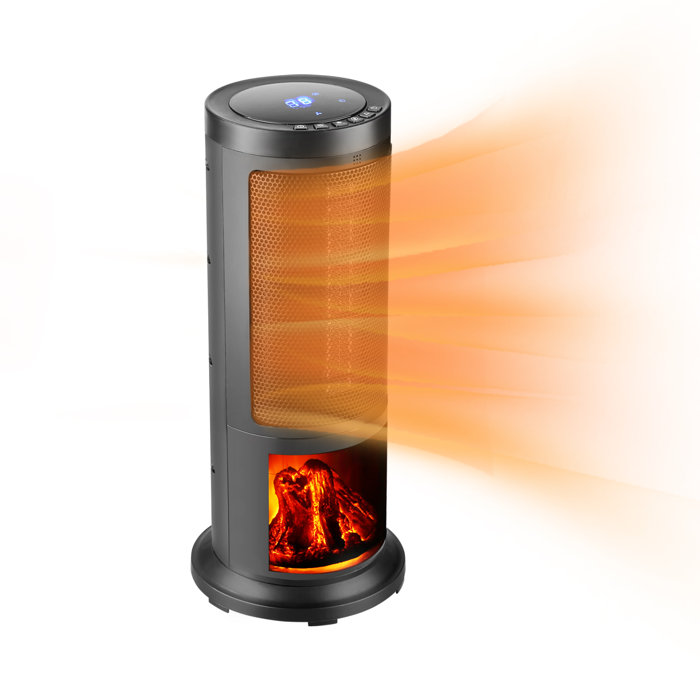Ainfox 1,500 Watt Electric Fan Tower Heater with Adjustable Thermostat